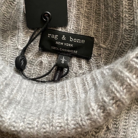 NWT rag & bone Pierce Cashmere Turtleneck Dress - Picture 7 of 10